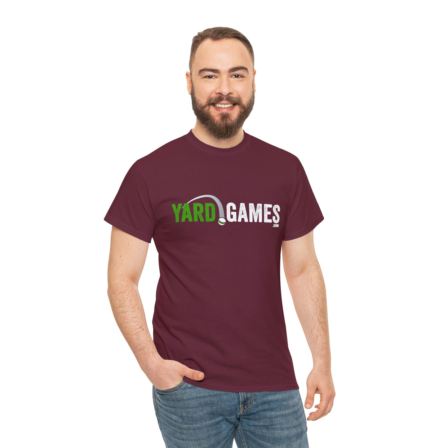 YardGames.com Yard Game T Shirt Unisex Heavy Cotton YardGames.com Brand T-Shirt