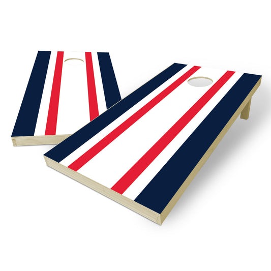 Customizable Striped Design Cornhole Boards