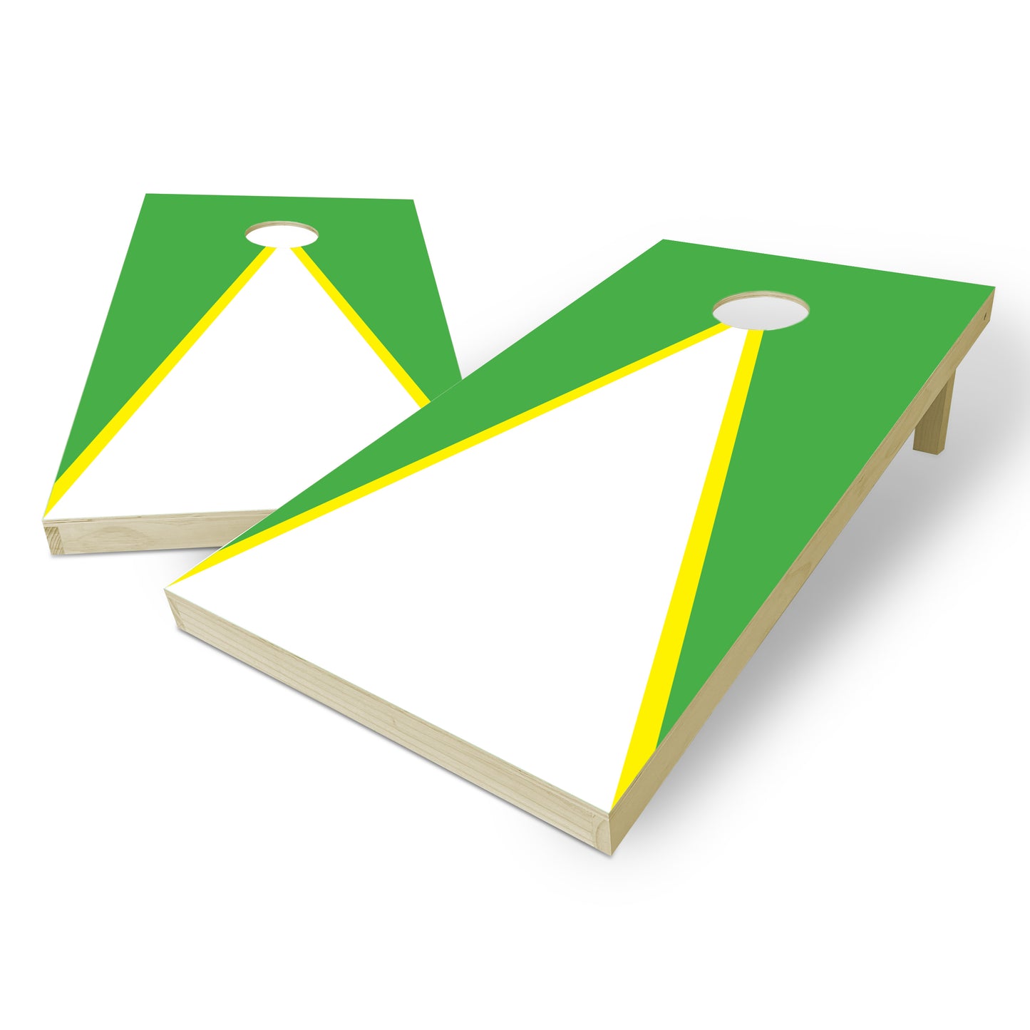 Customizable Triangle Design Cornhole Boards
