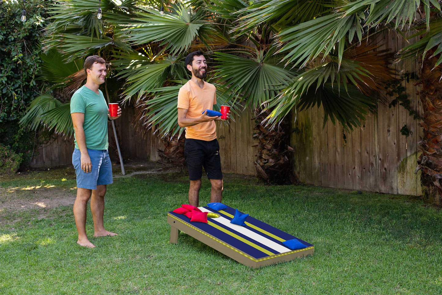 Customizable Triangle Design Cornhole Boards