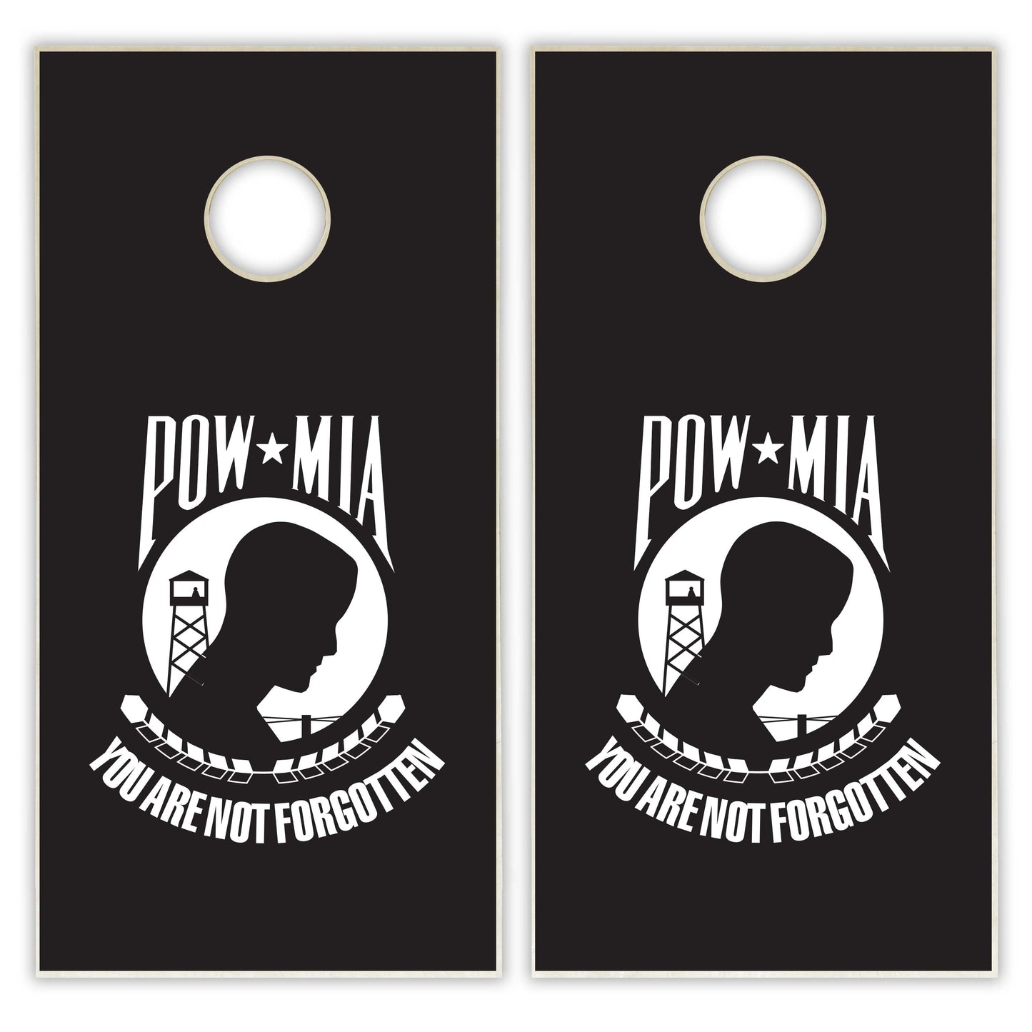 POW MIA Cornhole Boards