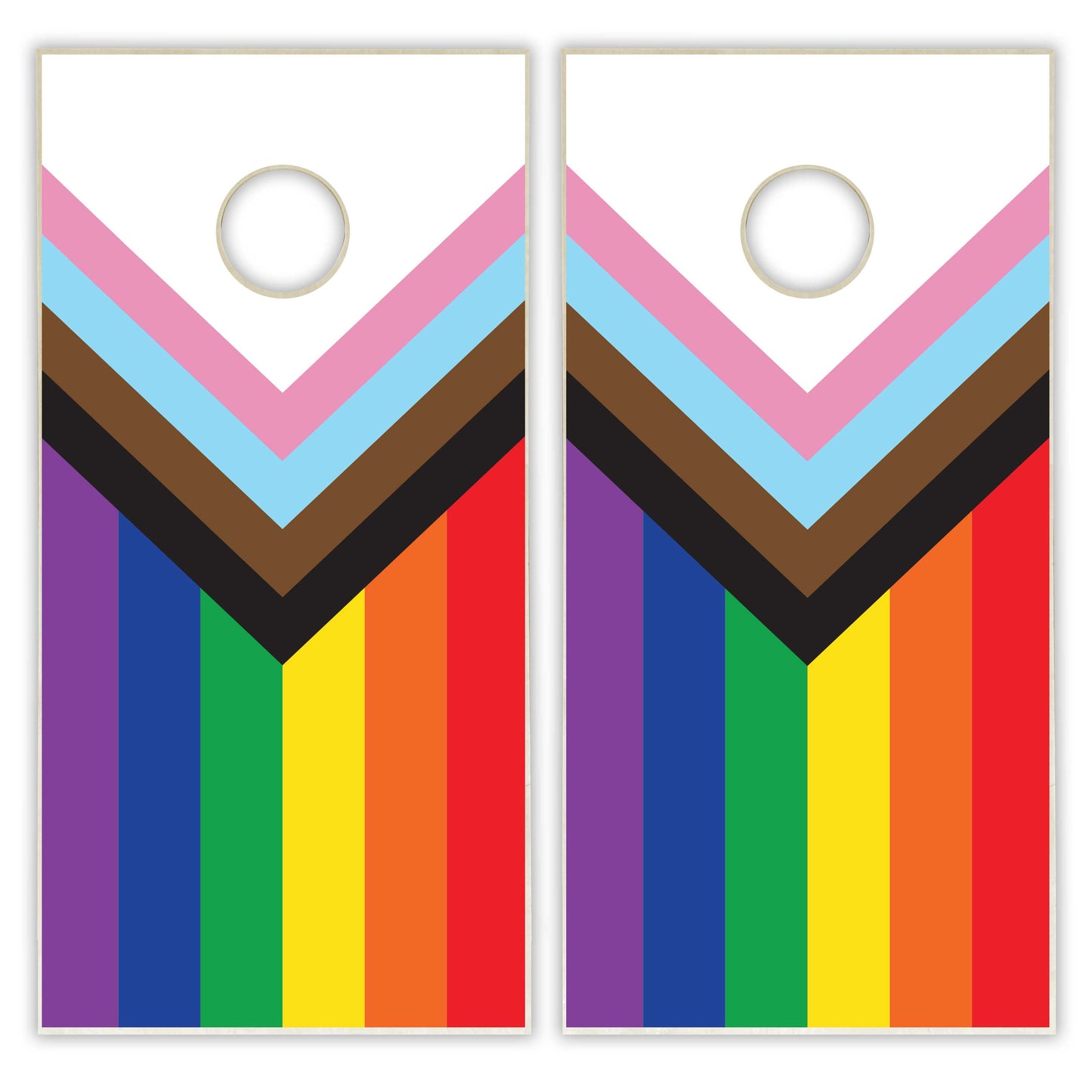 Pride Flag Cornhole Boards