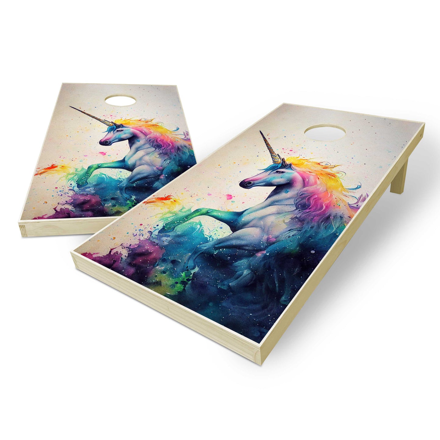 Pride Unicorn Cornhole Boards