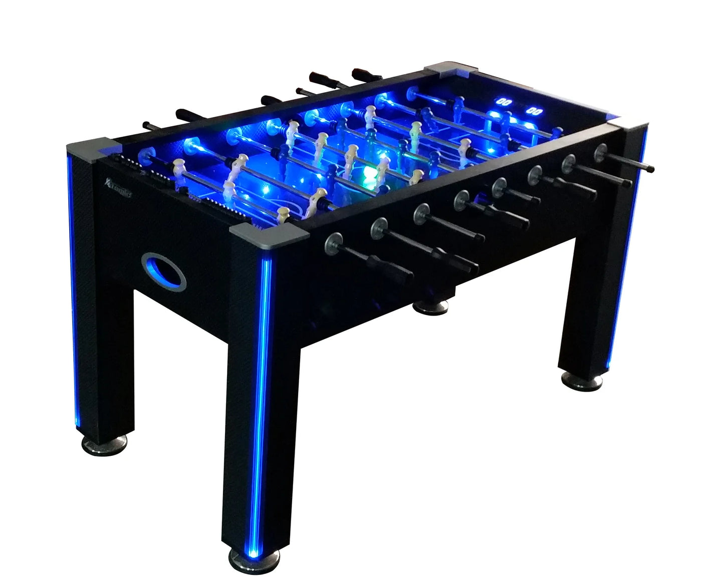 LED Light Up 56 Inch Foosball Table