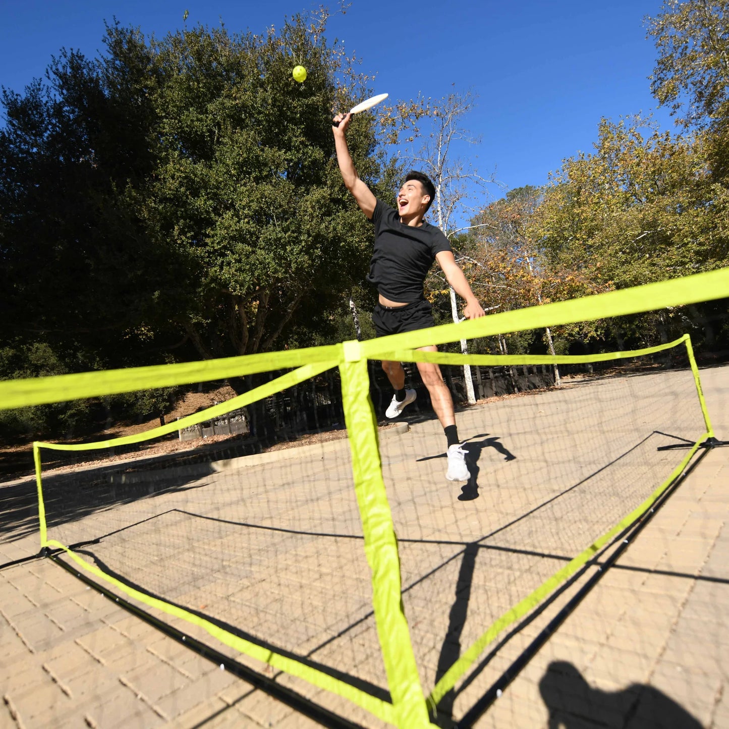 Four Square Pickleball Net and Paddles