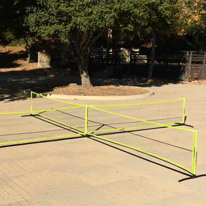 Four Square Pickleball Net and Paddles