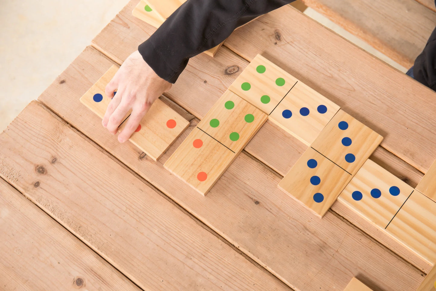 Giant Wooden Yard Domino Set