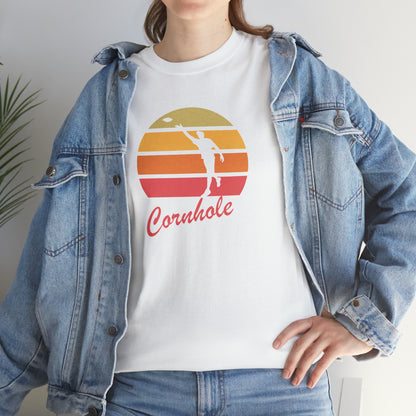Retro Cornhole T-Shirt - Unisex, Heavy Cotton, Vintage Aesthetic