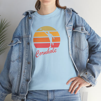 Retro Cornhole T-Shirt - Unisex, Heavy Cotton, Vintage Aesthetic