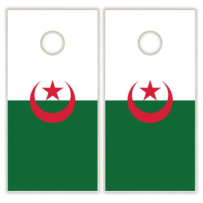 Algeria Flag Cornhole Set