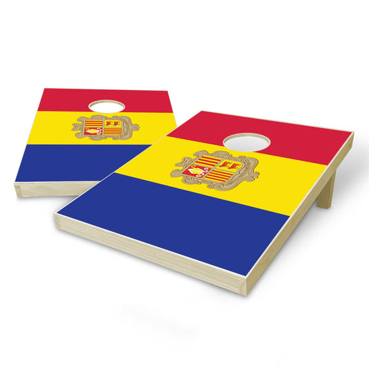 Andorra Flag Tailgate Cornhole Set