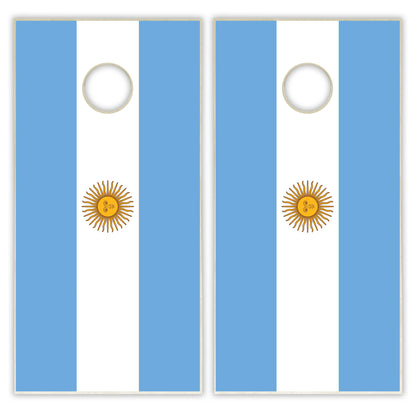 Argentina Flag Cornhole Set