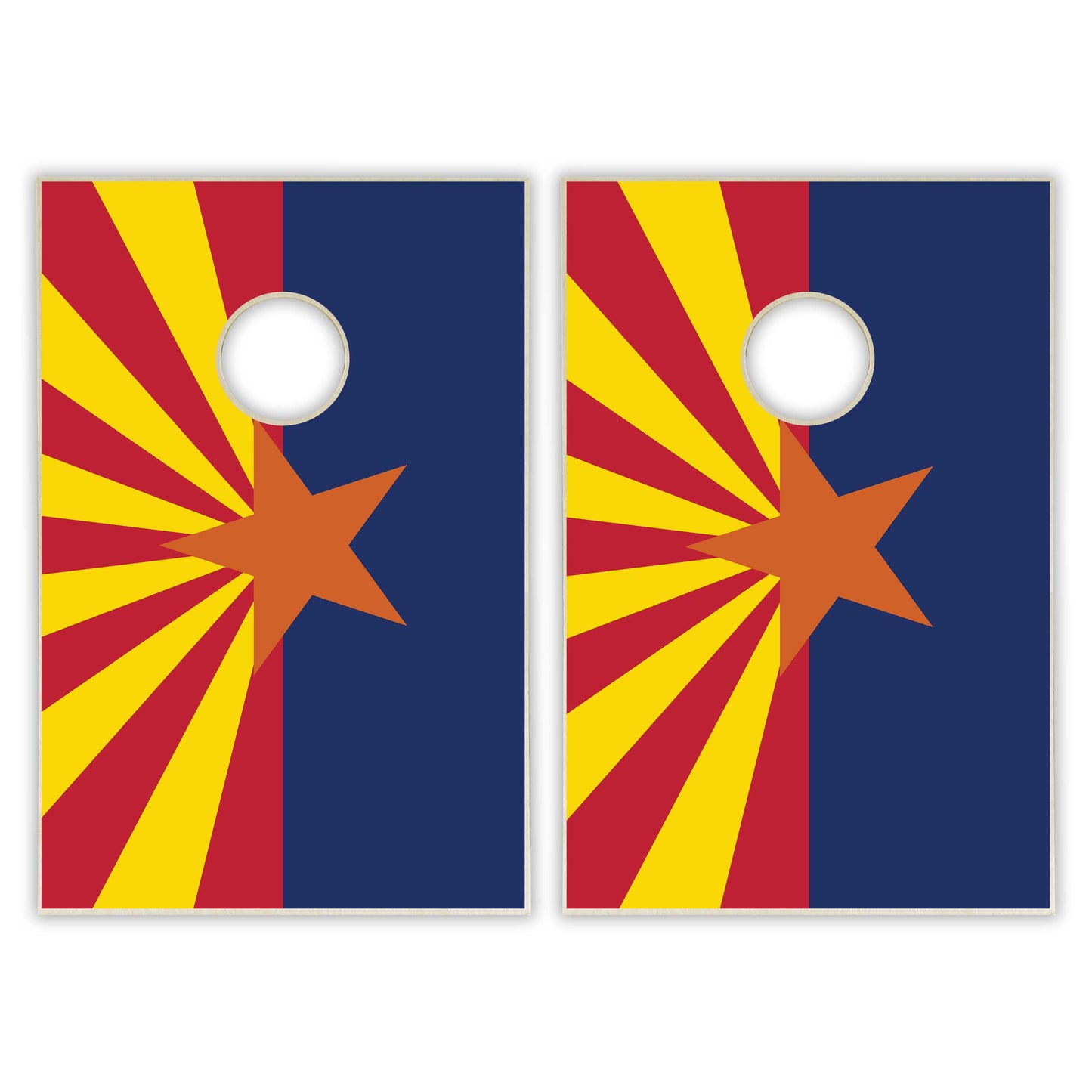 Arizona State Flag Tailgate Cornhole Set