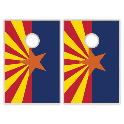 Arizona State Flag Tailgate Cornhole Set