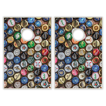 Bottle Caps Tailgate Cornhole Set