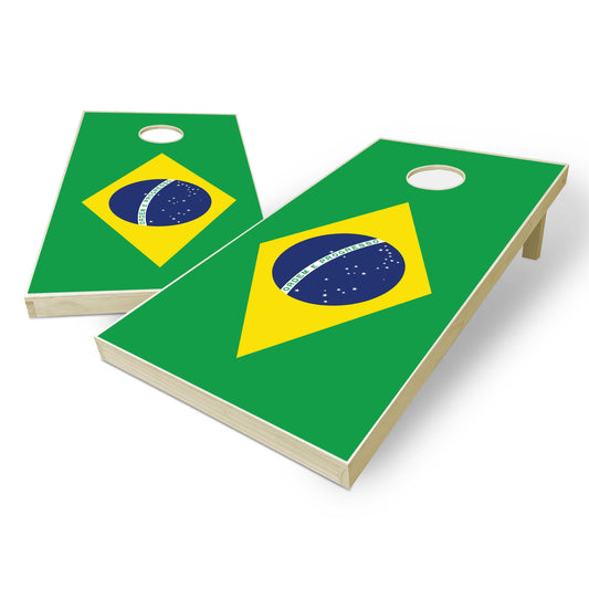 Brazil Flag Cornhole Set