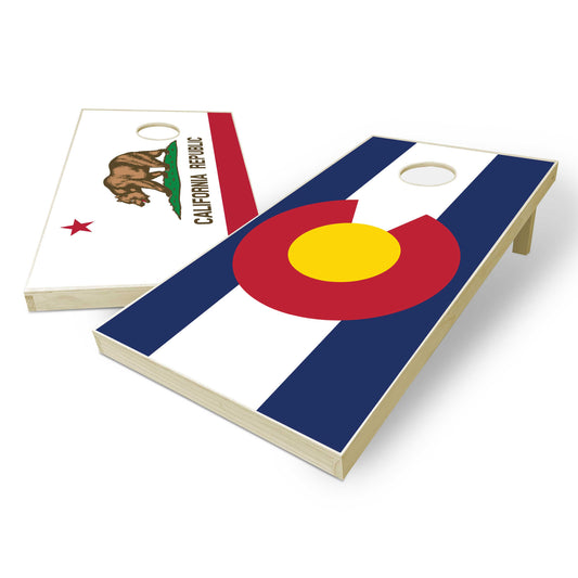 Mix and Match State Flag Regulation Cornhole Set