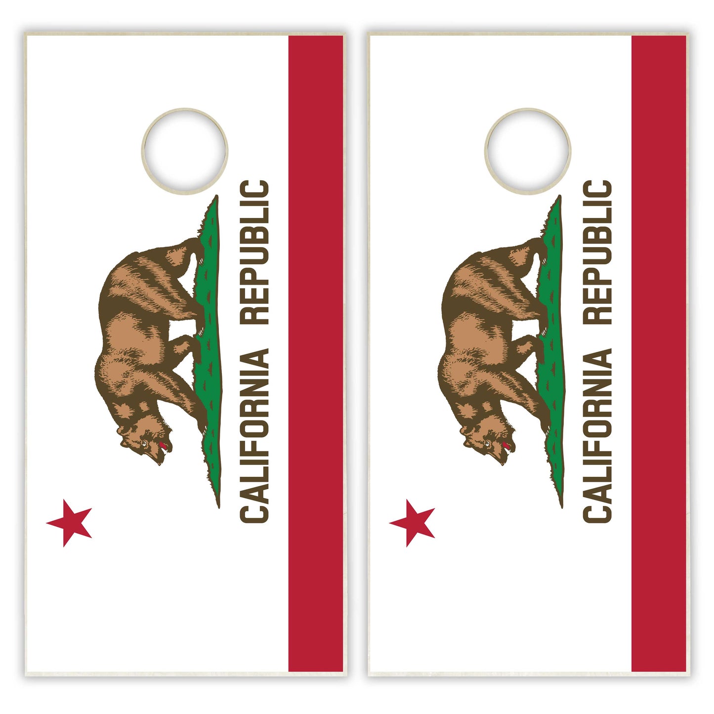 California State Flag Cornhole Set