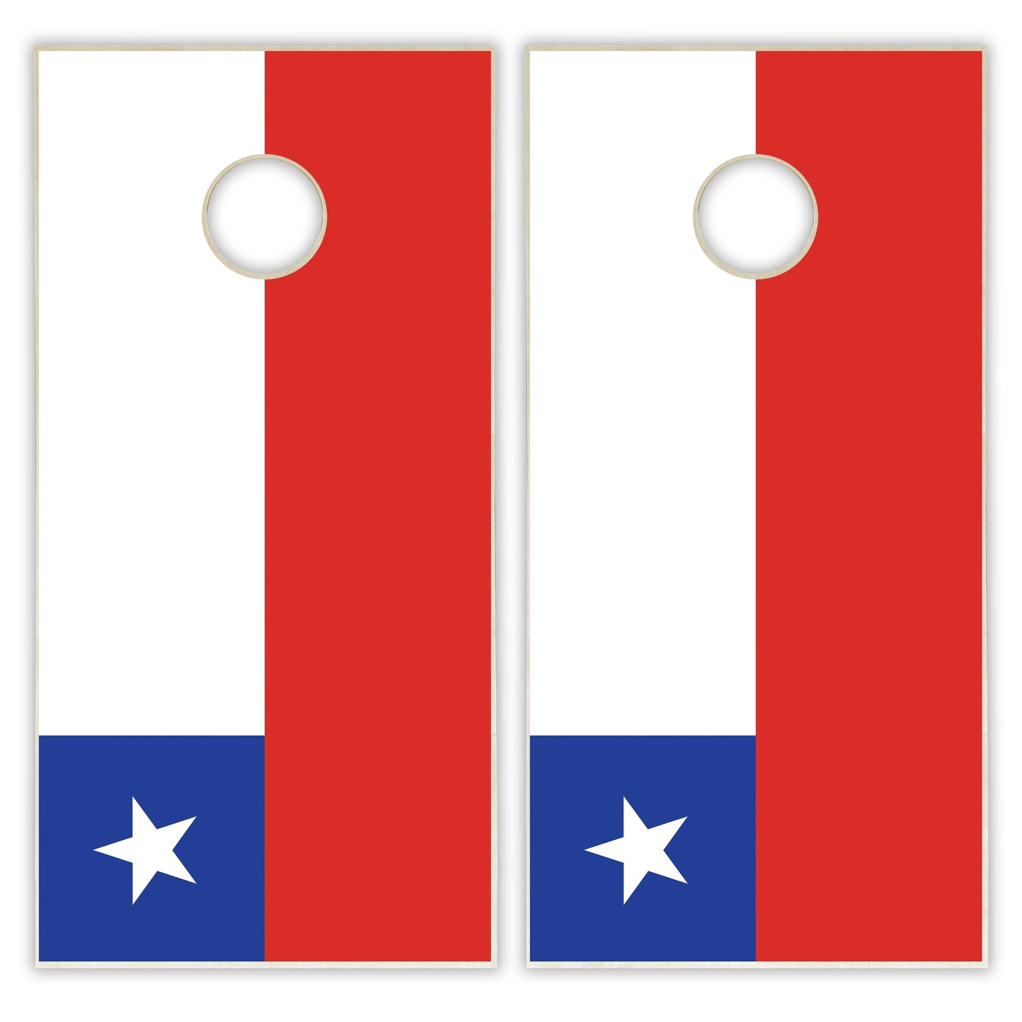 Chile Flag Cornhole Set