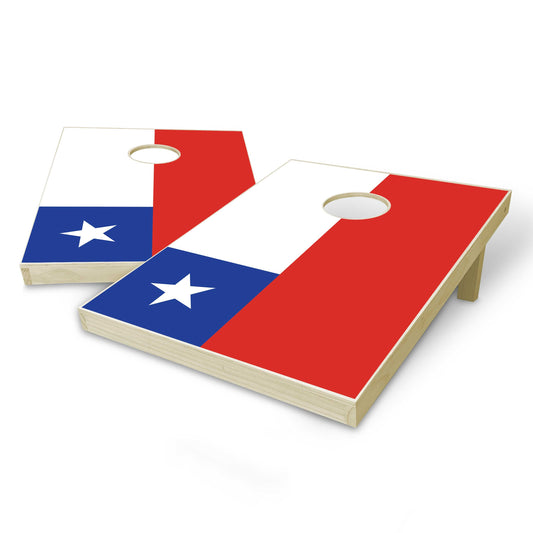 Chile Flag Tailgate Cornhole Set