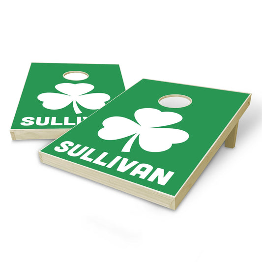 Customized Clover Name Tailgate Cornhole Set