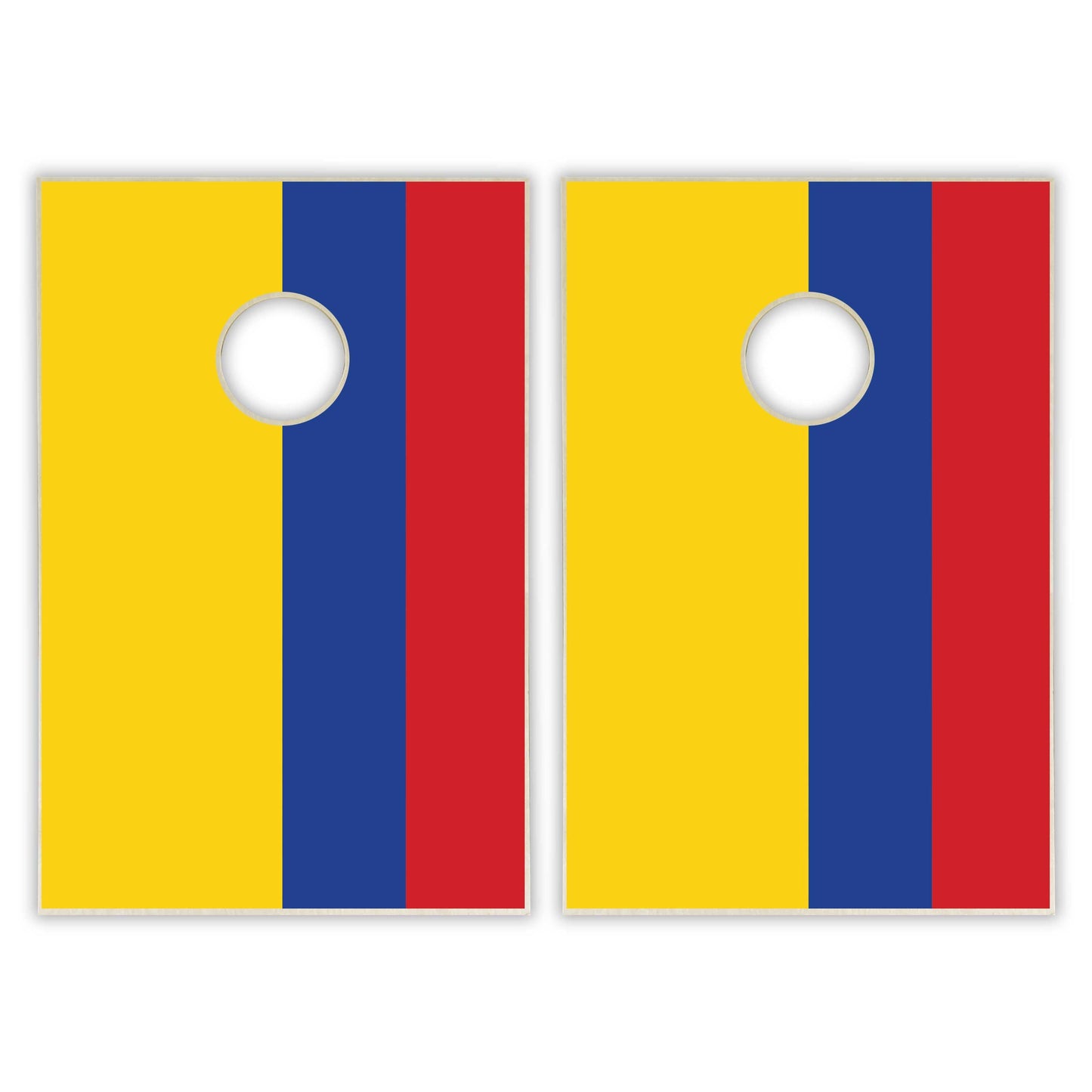 Colombia Flag Tailgate Cornhole Set