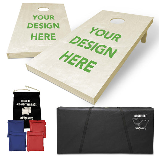 Customizable Design Regulation Size 2-ft x 4-ft Cornhole Boards