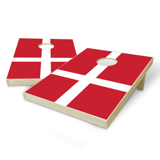 Denmark Flag Tailgate Cornhole Set
