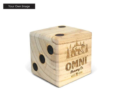Customized Giant Wooden Yard Dice