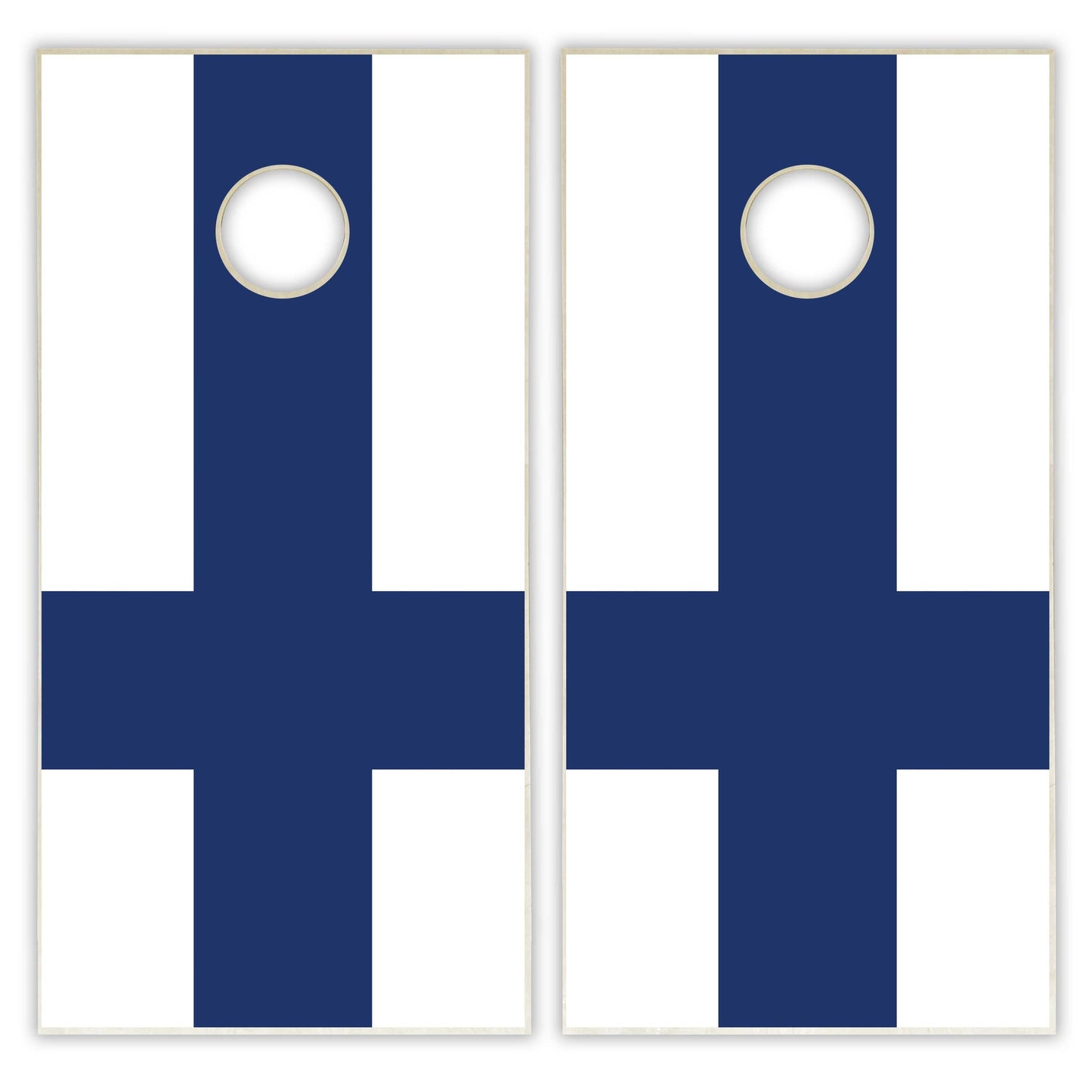 Finland Flag Cornhole Set