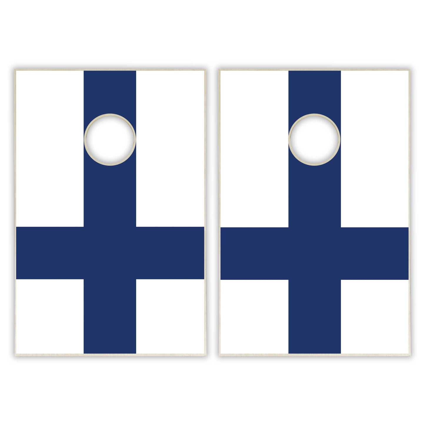 Finland Flag Tailgate Cornhole Set