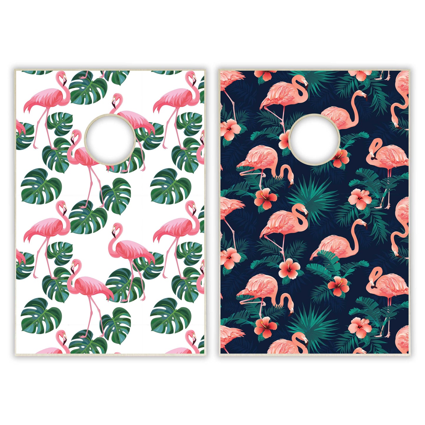 Flamingo Tailgate Cornhole Set