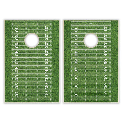 Football Field Tailgate Cornhole Set