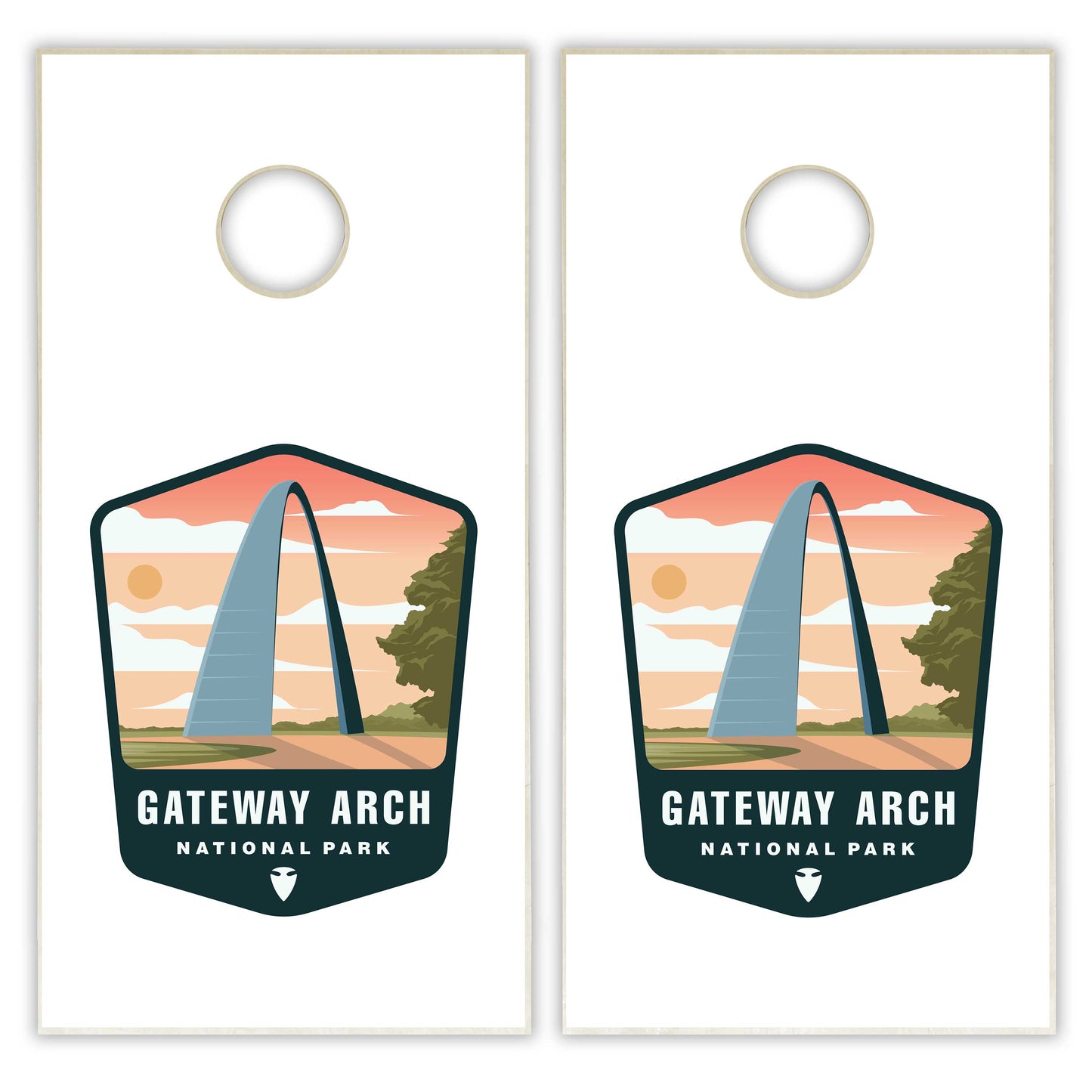 Gateway Arch National Park Cornhole Boards