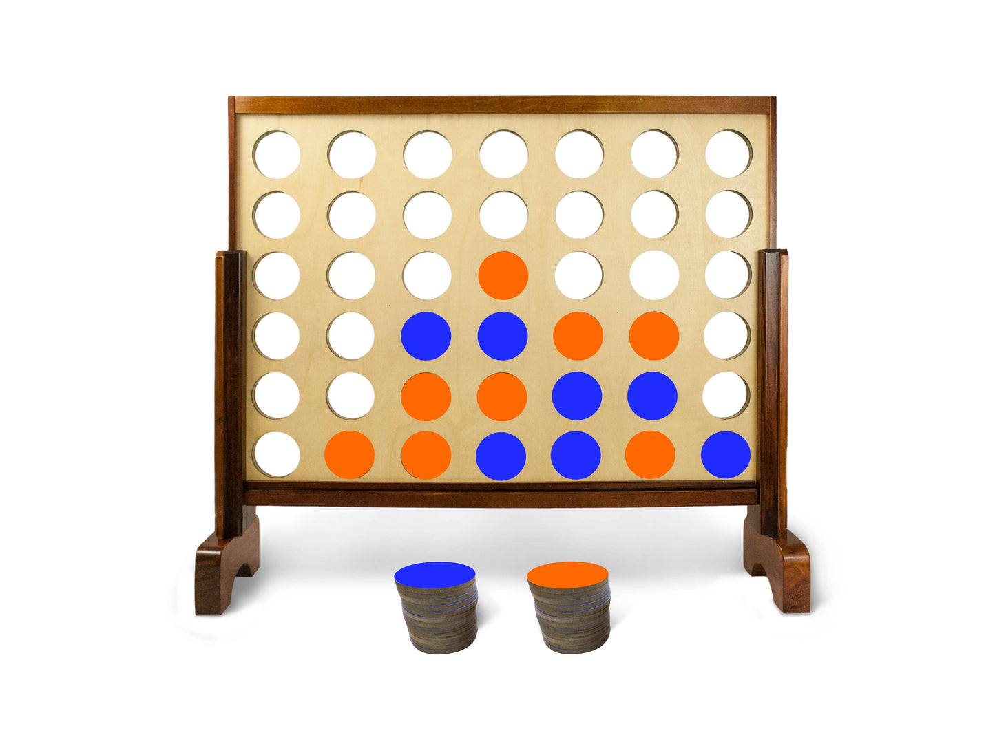 Giant 4 Connect in a Row with Custom Coins