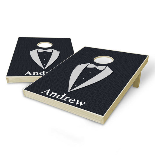 Customized Groomsman Tailgate Cornhole Set