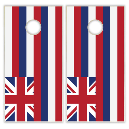Hawaii State Flag Cornhole Set