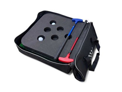 Putter Pong Putting Game with Putter and Golf Mat