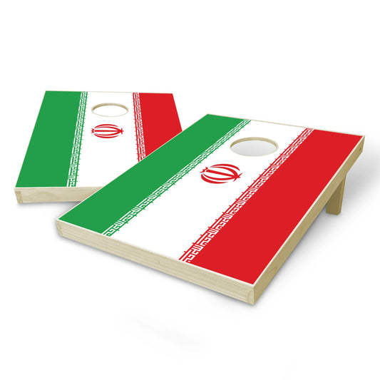 Iran Flag Tailgate Cornhole Set