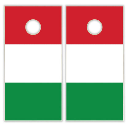Italy Flag Cornhole Set