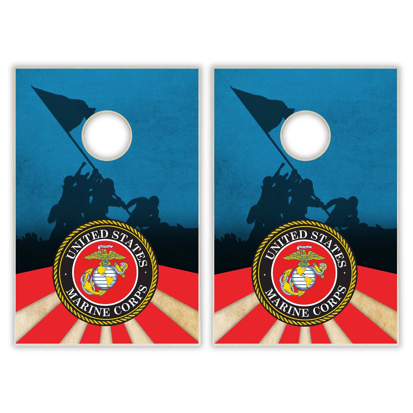 Iwo Jima Tailgate Cornhole Set