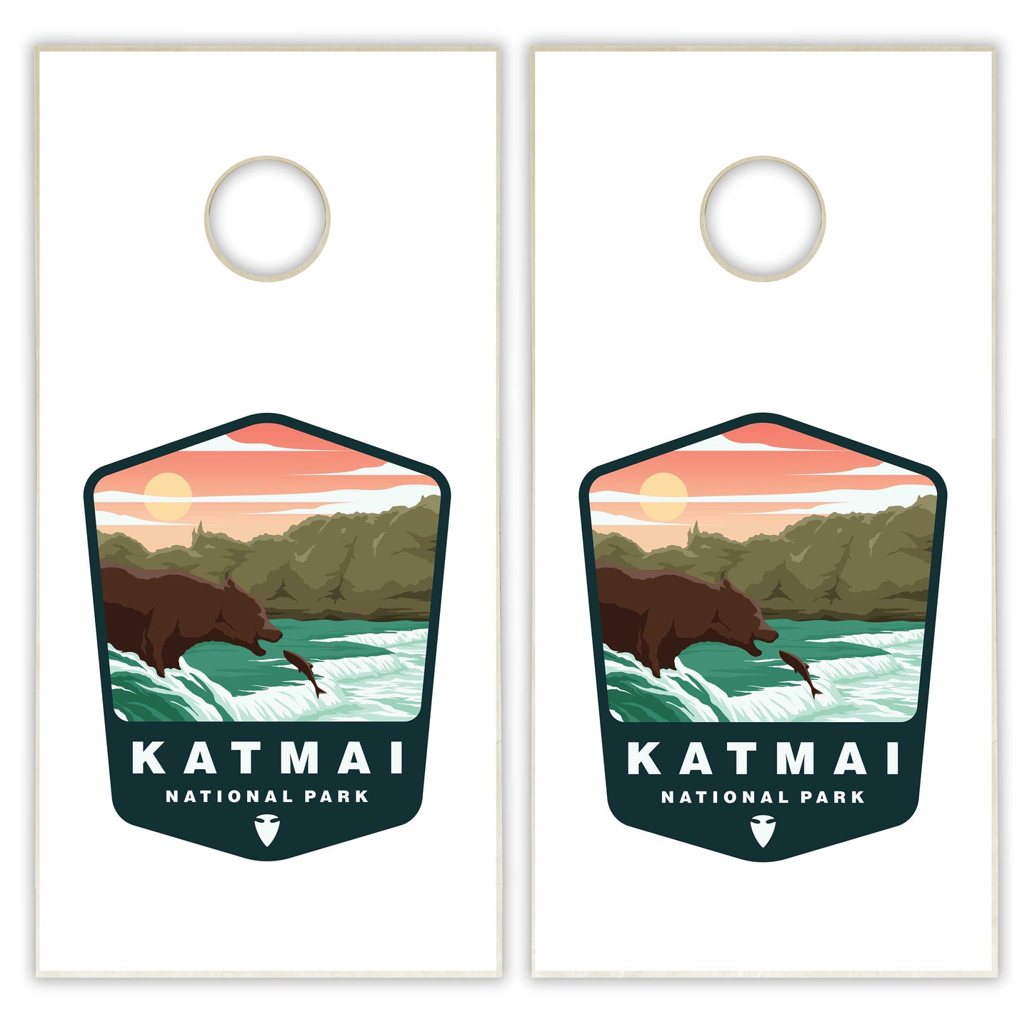 Katmai National Park Cornhole Boards