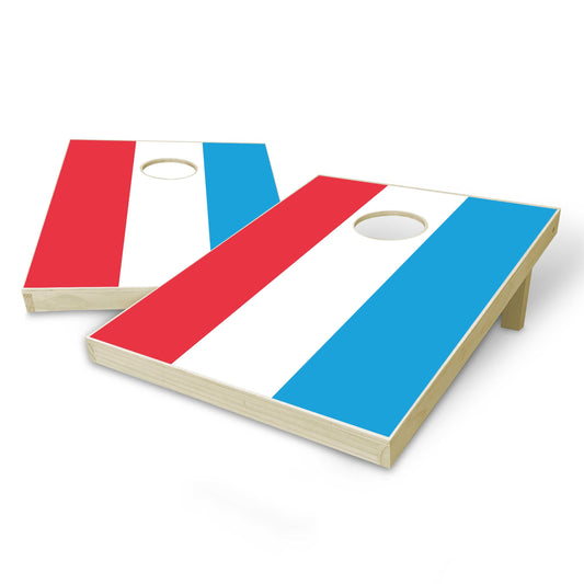 Luxembourg Flag Tailgate Cornhole Set