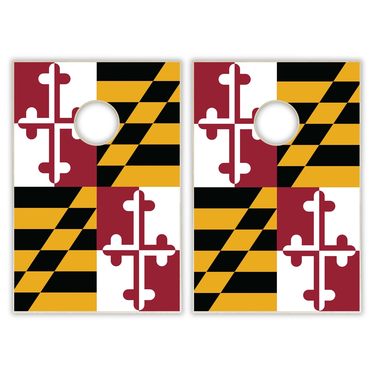 Maryland State Flag Tailgate Cornhole Set