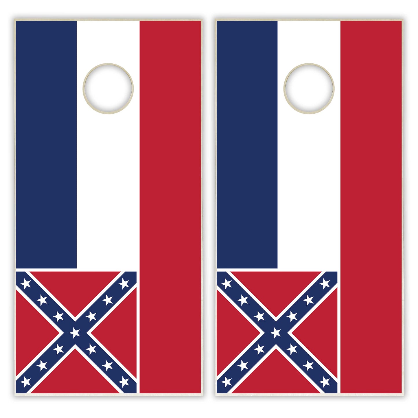 Mississippi State Flag Cornhole Set