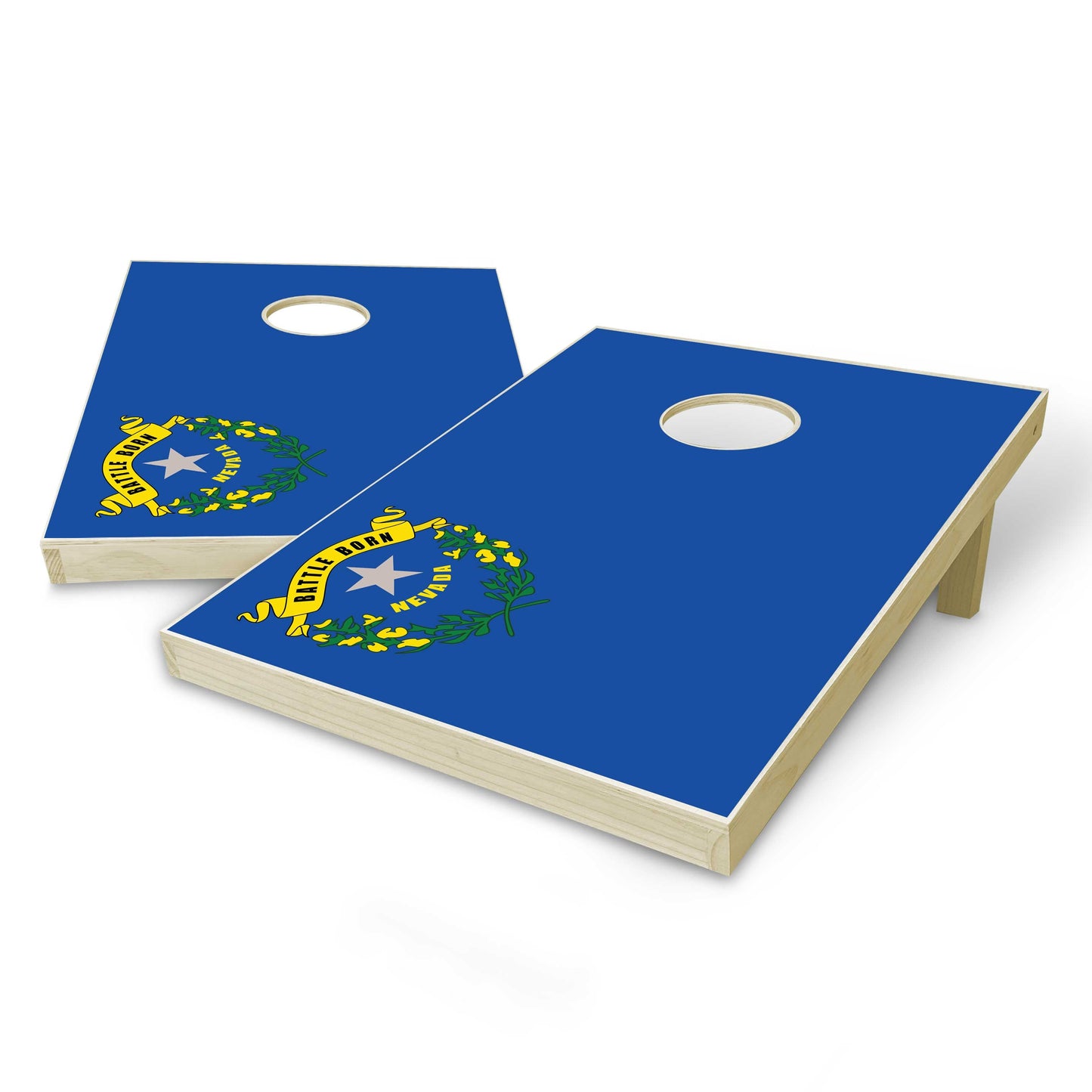 Nevada State Flag Tailgate Cornhole Set