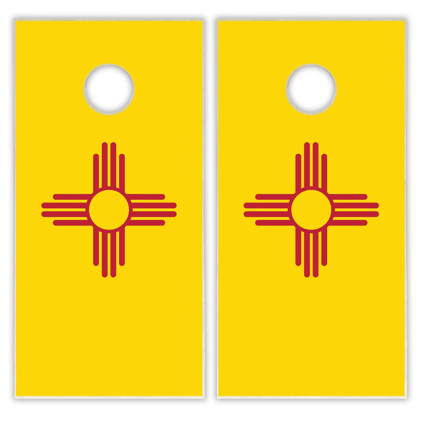 New Mexico State Flag Cornhole Set
