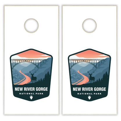 New River Gorge National Park Cornhole Boards