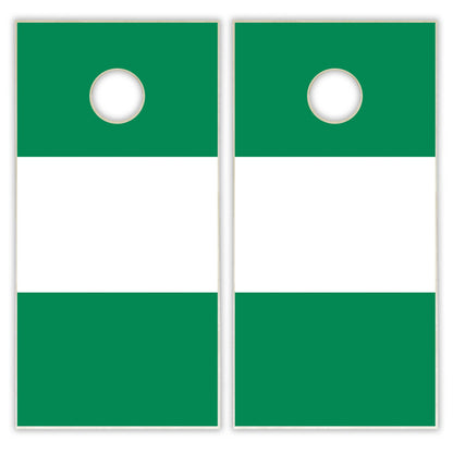 Nigeria Flag Cornhole Set