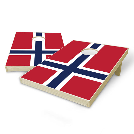 Norway Flag Tailgate Cornhole Set